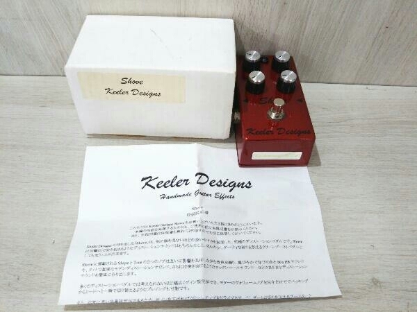 Keeler Designs Shove エフェクター レッド Keeler Designs Shove