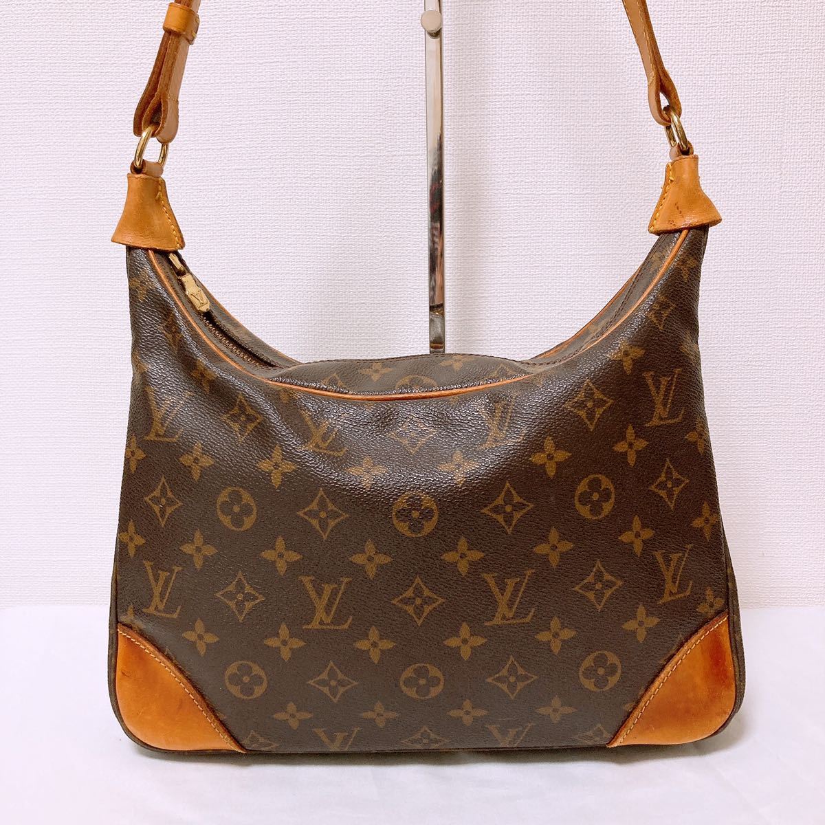 1円】 LOUIS VUITTON ルイヴィトン モノグラム ブローニュ ワン 