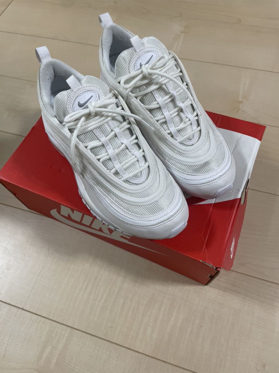 驚きの破格値，品質保証 NIKEナイキ エアマックス97 トリプルホワイト 27.5cm 921826-101(27.5cm)｜売買されたオークション情報、yahooの商品情報をアーカイブ公開 - オークファン 27.5cm