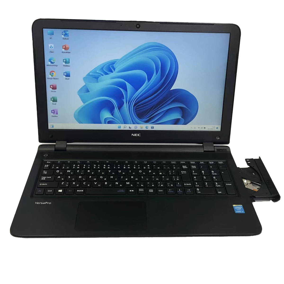 即配 第5世代 中古美品ノートPC 15.6インチ Win11メモリー4GB新品