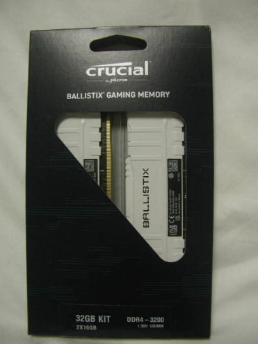 DDR4 32GB(16GB 2枚組) Crucial Ballistix クルーシャル ゲーミング