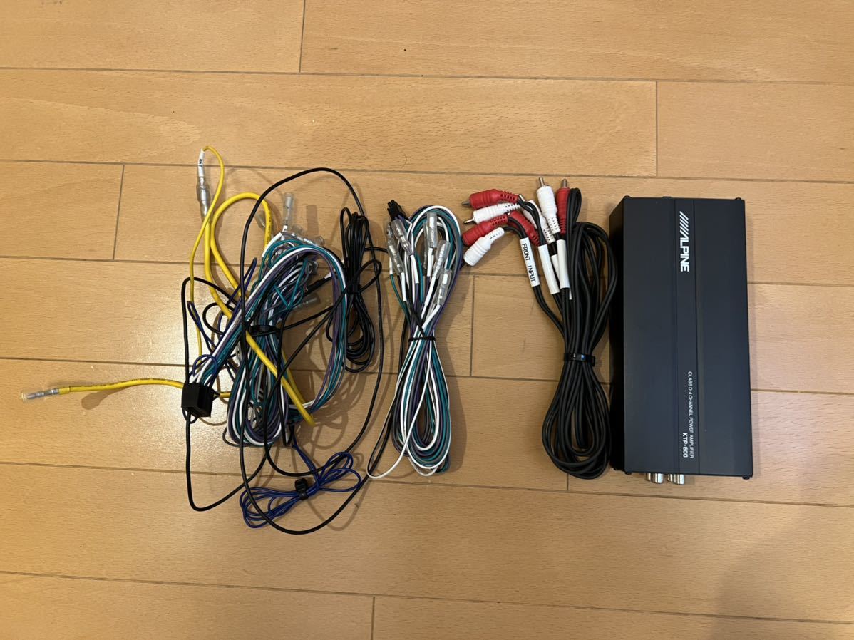 ALPINE 4チャンネル コンパクト デジタルパワーアンプ KTP-600(アンプ