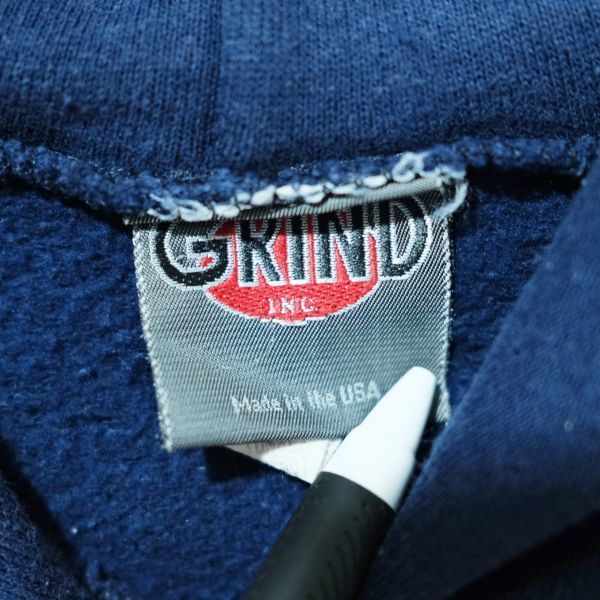 希少】90s GRIND INC ヴィンテージ スケートブランド パーカー 