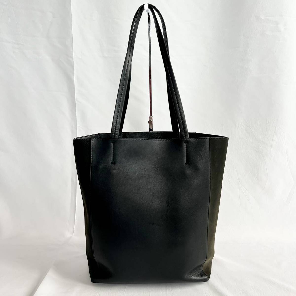 1円 セリーヌ【美品 大容量】CELINE メンズ カバファントム トート 