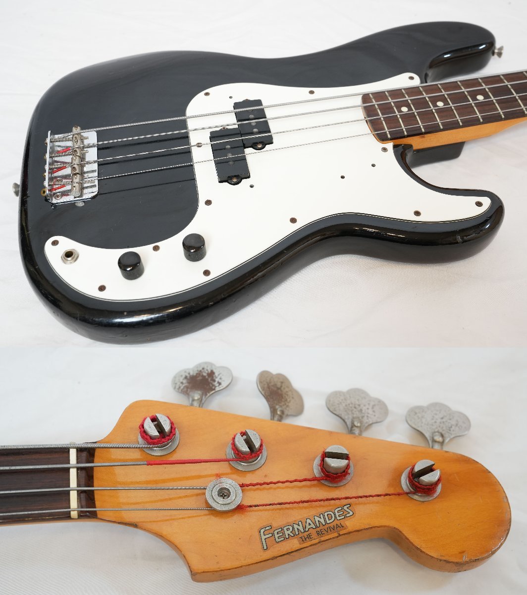 ★FERNANDES★RPB THE REVIVAL’62 MODEL BLACK 80年代 プレシジョンベース 国産ヴィンテージ フェルナンデス★