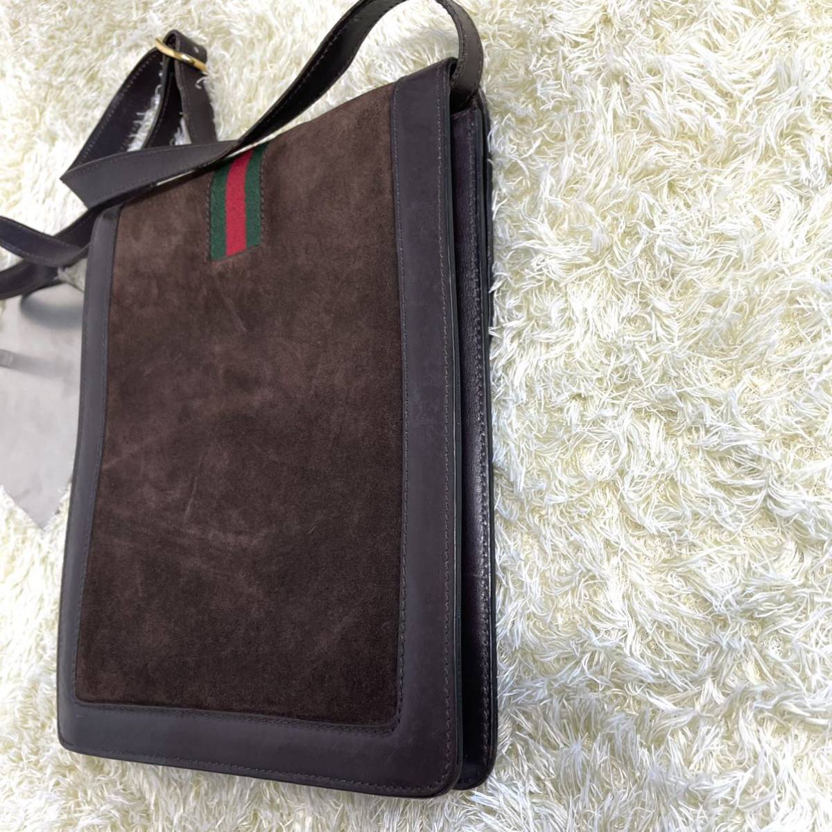 1円【極美品】OLD GUCCI オールドグッチ ショルダーバッグ ポシェット 