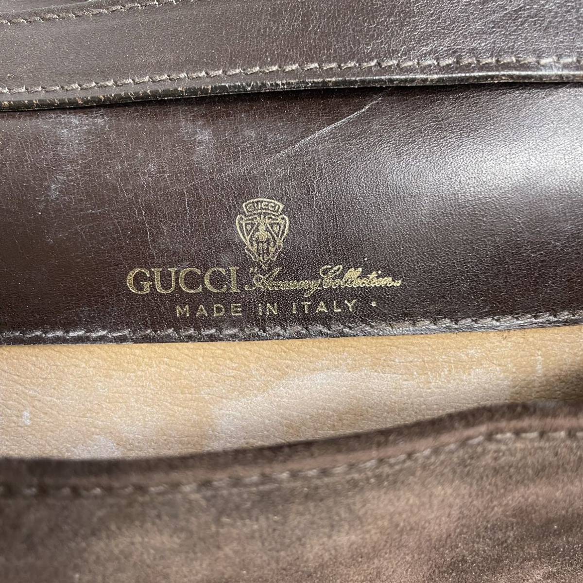 1円【極美品】OLD GUCCI オールドグッチ ショルダーバッグ ポシェット 