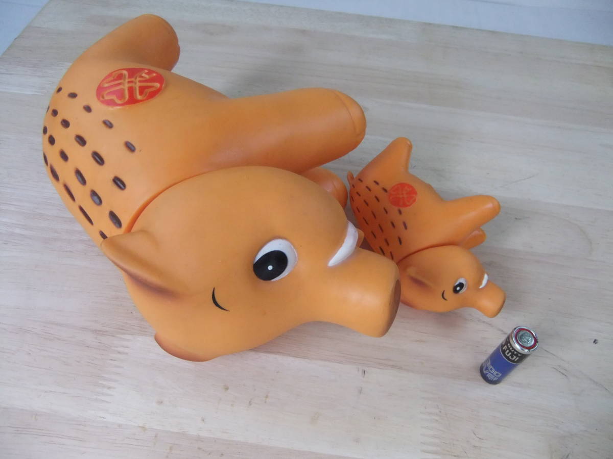 干支 イノシシ こけし 猪 十二支 猪年 プレゼント ギフト JA 干支 いのしし 猪 イノシシ 親子 カウンター