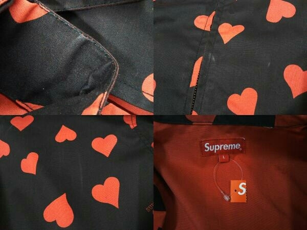 Supreme シュプリーム ジャケット ハート柄 RN101837 Lサイズ ブラック 
