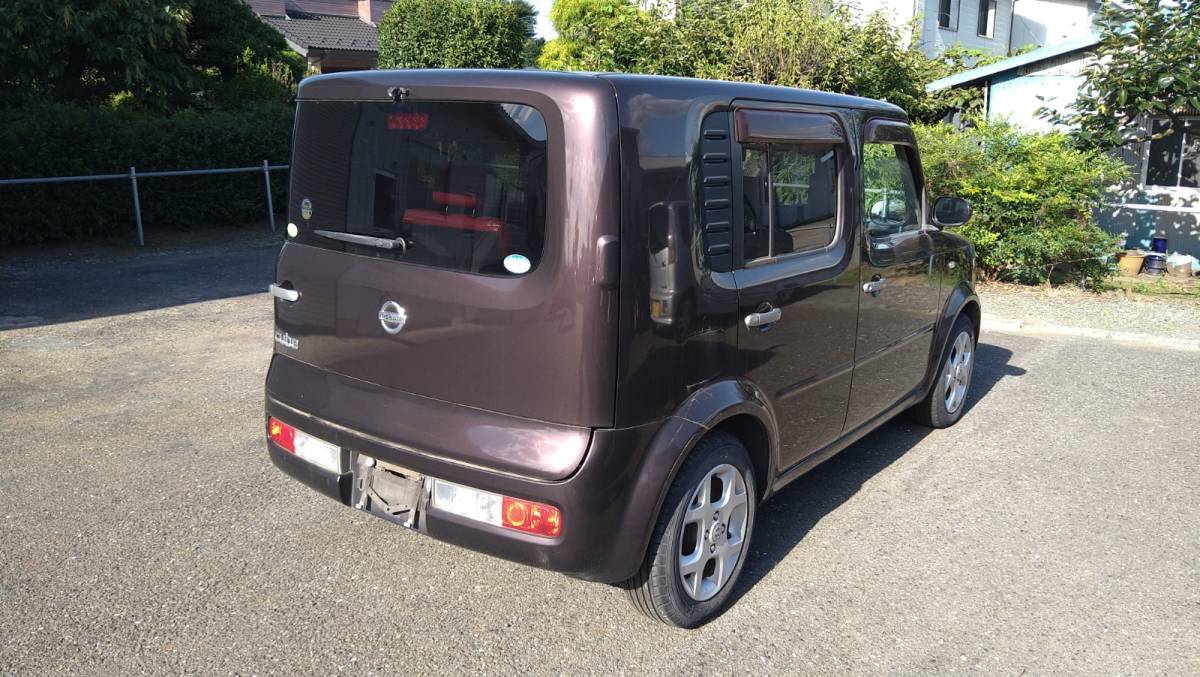 まだ使える？部品取り？中古車 日産 キューブ Z11 赤革内装 車検なし 