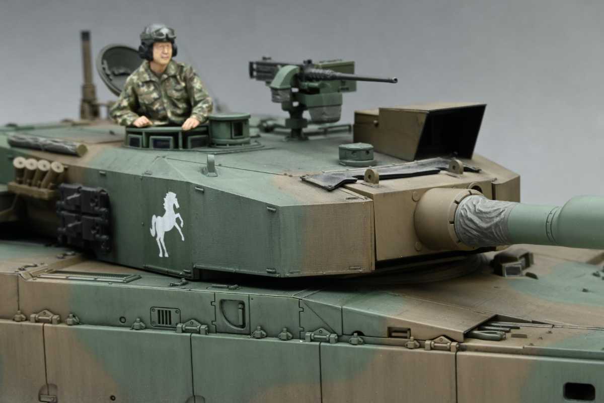 □1/35 陸上自衛隊 90式戦車 第72戦車連隊第4戦車中隊（北恵庭駐屯地