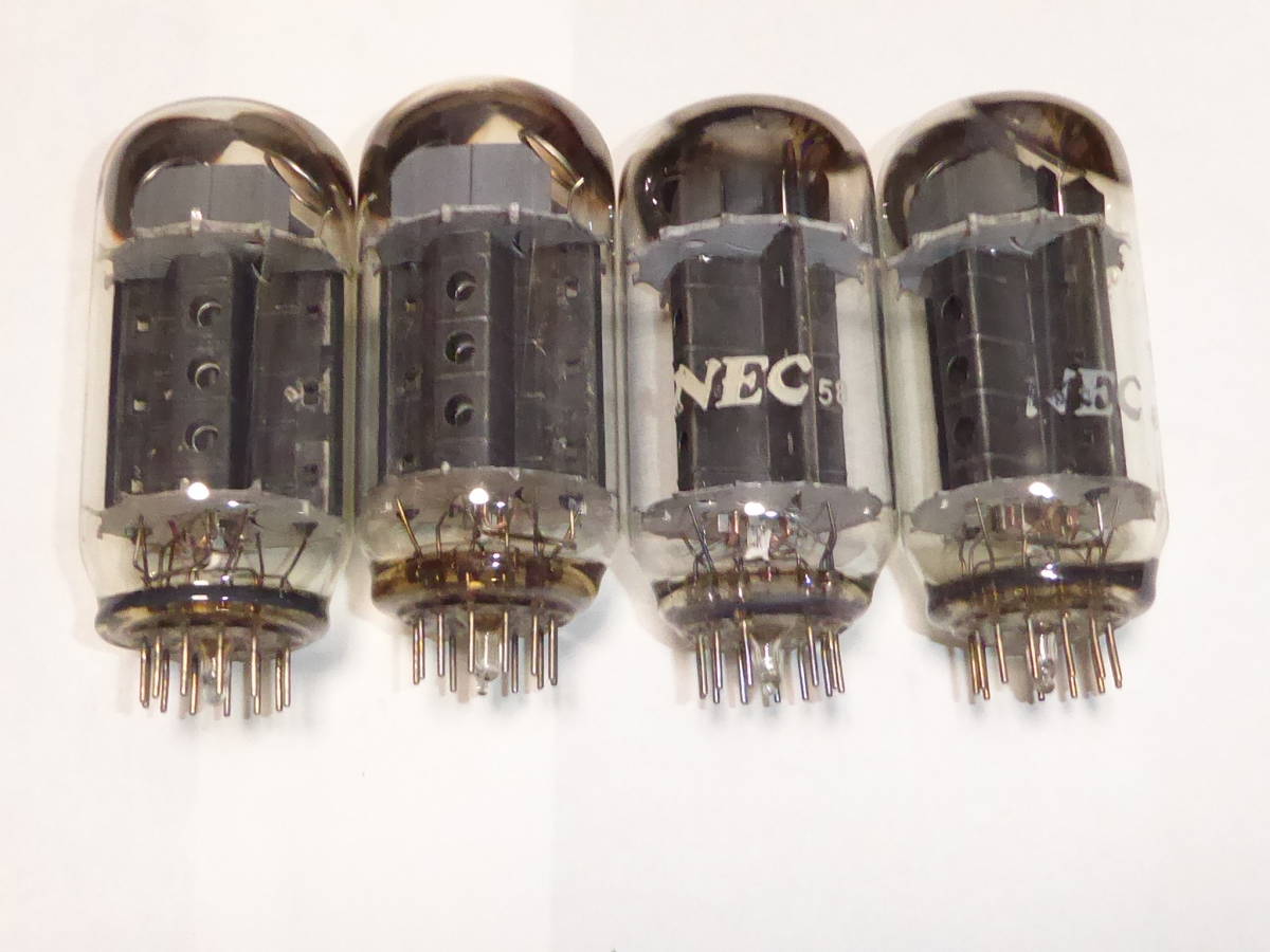 NEC 50C-A10 真空管 4本セット 50CA10 NEC製 希少出力真空管 4本 Yahoo!オークション 動作品 - 真空管