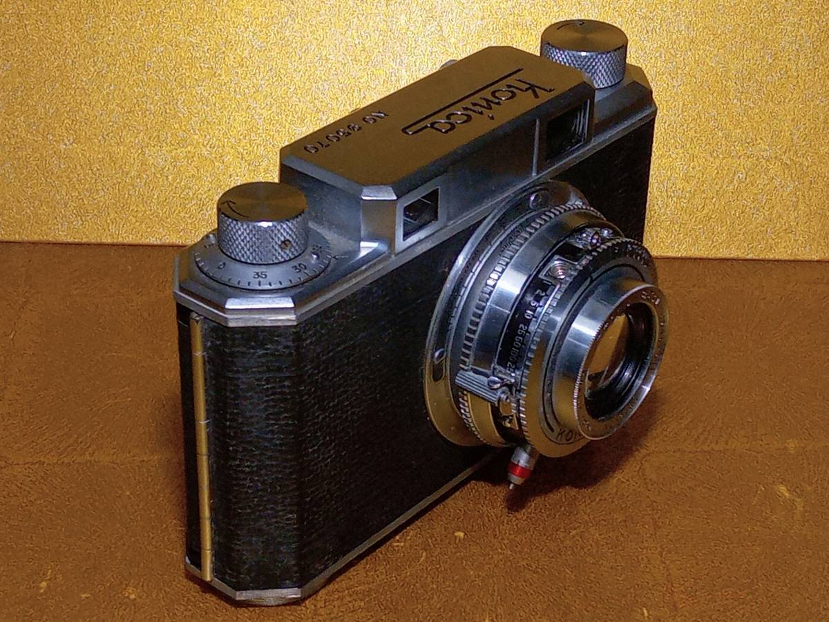 小西六】 コニカ I型 Hexar 50mm F2.8 レンジファインダー ケース付き