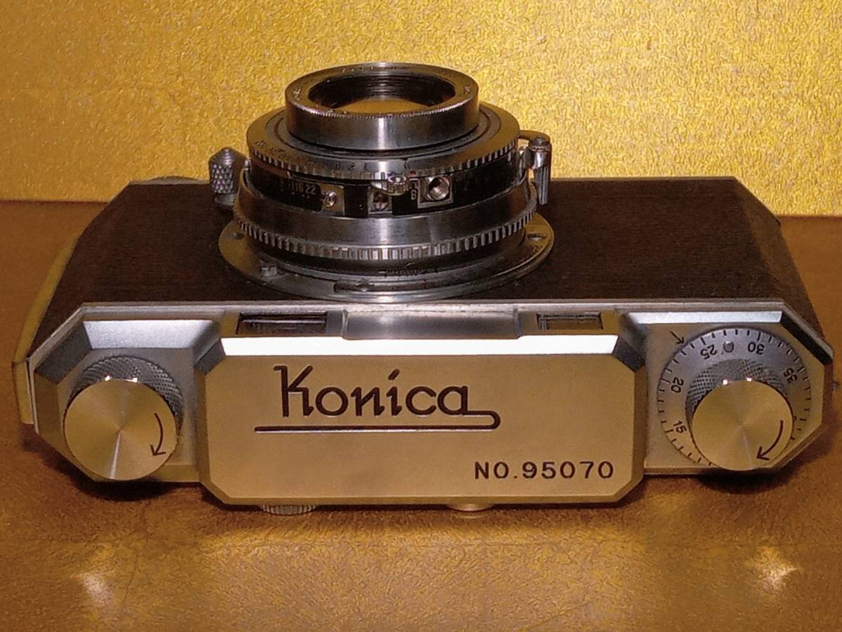 小西六】 コニカ I型 Hexar 50mm F2.8 レンジファインダー ケース付き