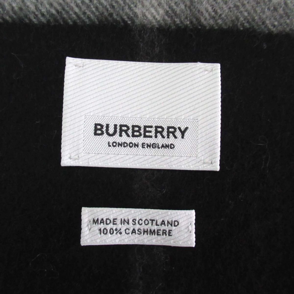 美品 現行タグ BURBERRY バーバリー スコットランド製 ノバチェック 