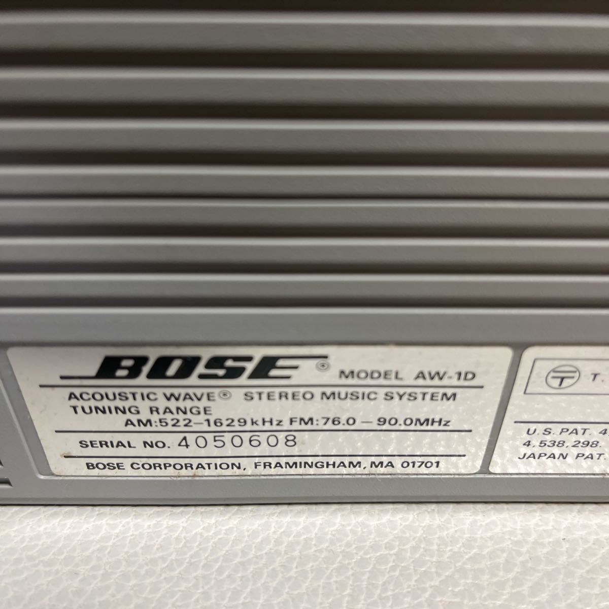 AW-1D Bose BOSE Acoustic Wave Music CDラジカセ .: その他 CD System ACOUSTIC ボーズ : ラジオ BOSE.ボ-ズのCDラジカセ.AW-1D.ケース付き綺麗です
