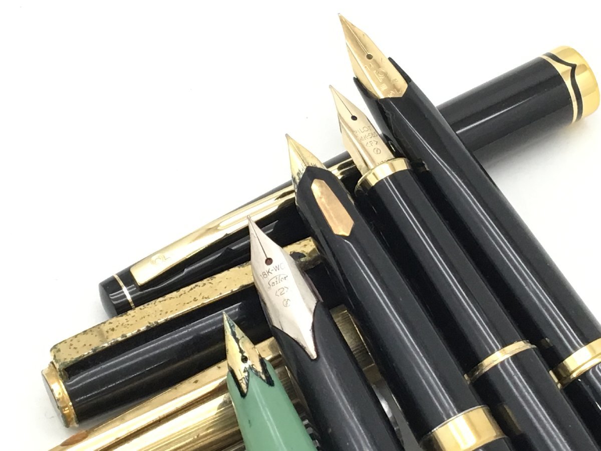 万年筆 セーラー ペン先14K×2 ペン先18K パイロットプラチナ 1円～ 21K ⁄