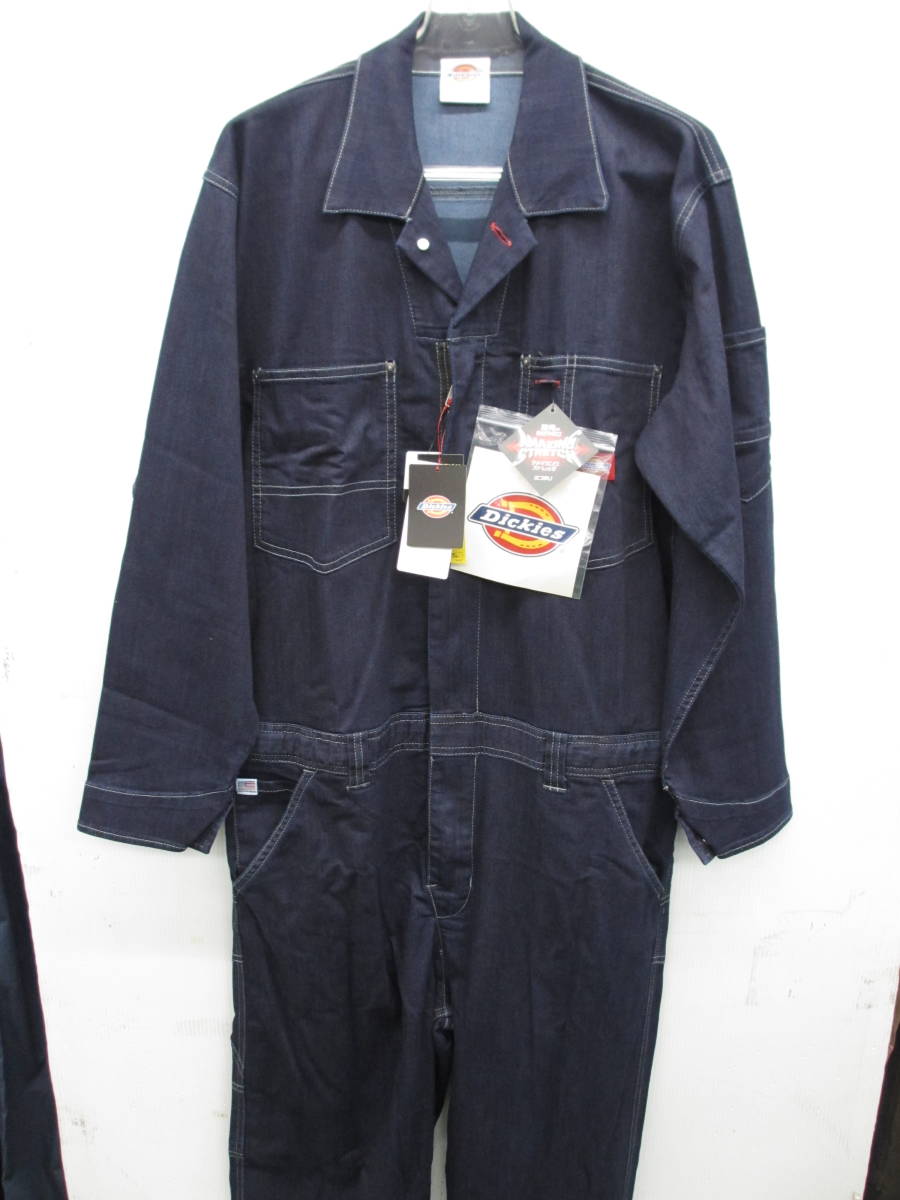 ディッキーズ D756 CORDURA®ストレッチデニムツナギ 作業服 D-756