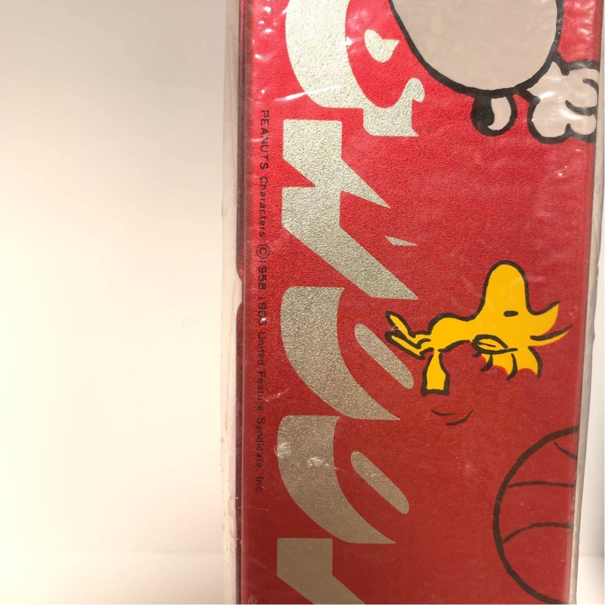 1965年製 SNOOPY スヌーピー サンリオ 当時物 缶ペン 文具 筆箱 昭和