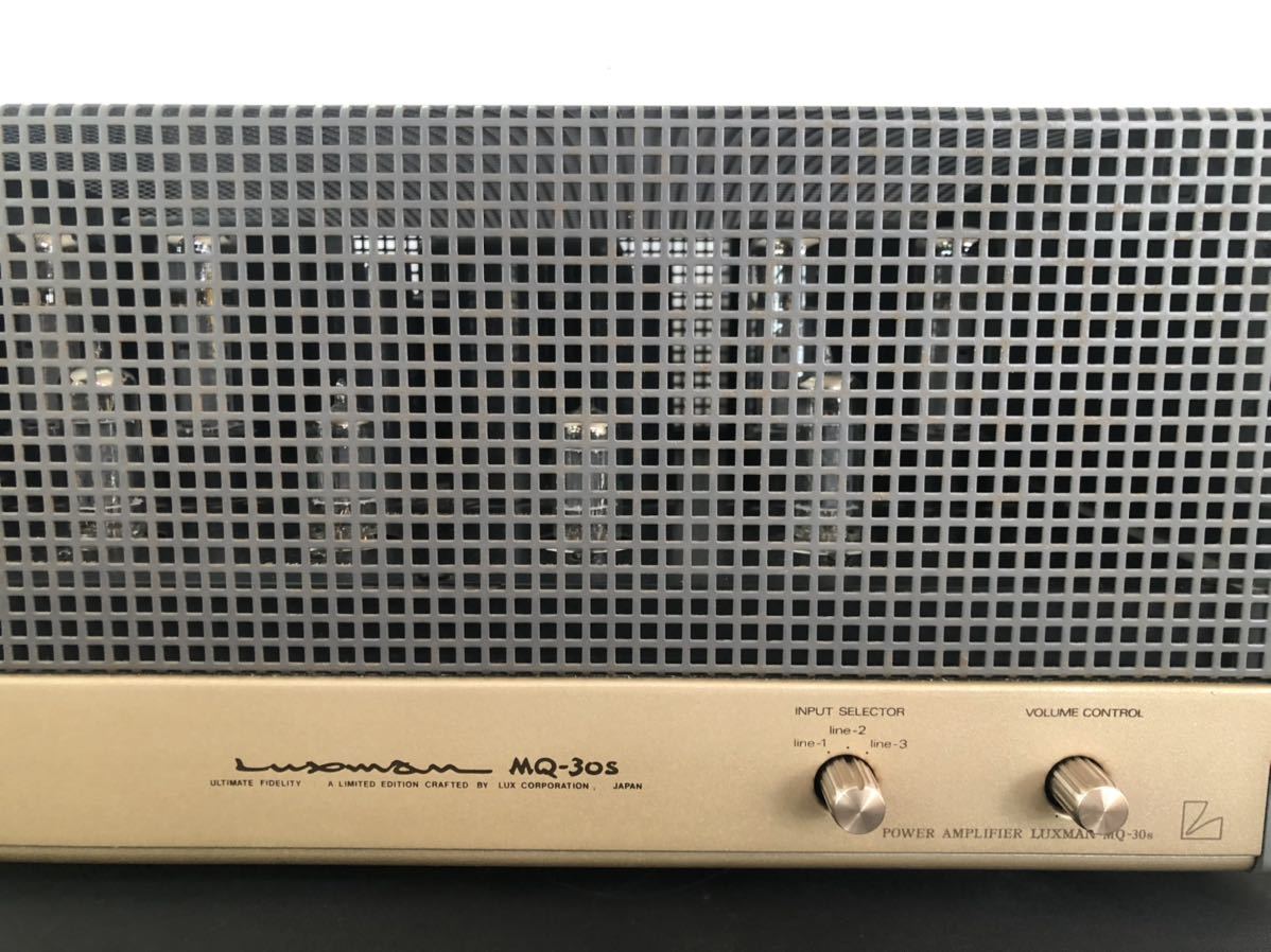 LUXMAN ラックスマン真空管パワーアンプ MQ-30S 