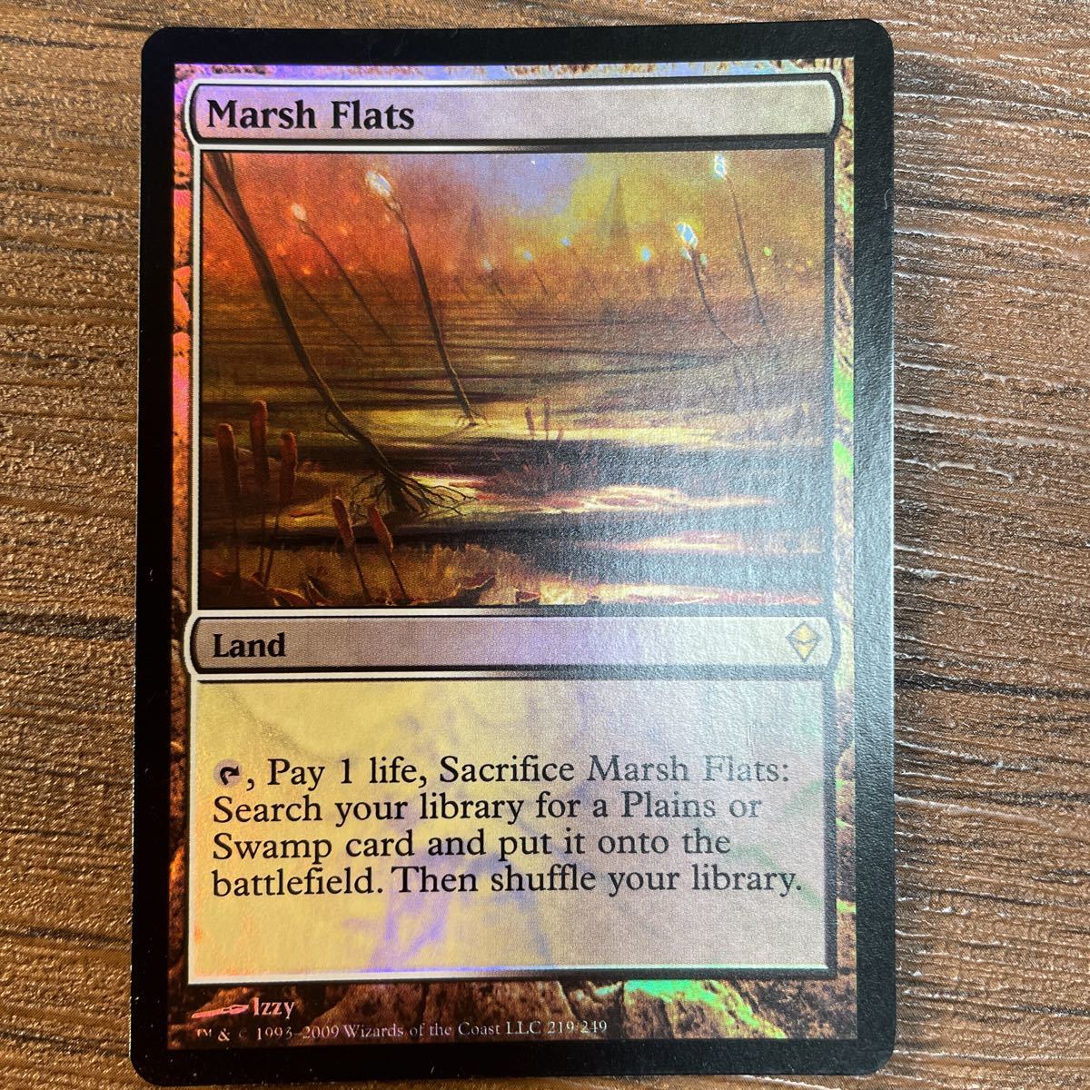 【MTG】【即決】湿地の干潟/Marsh Flats Foil版 ZEN版 №2_1