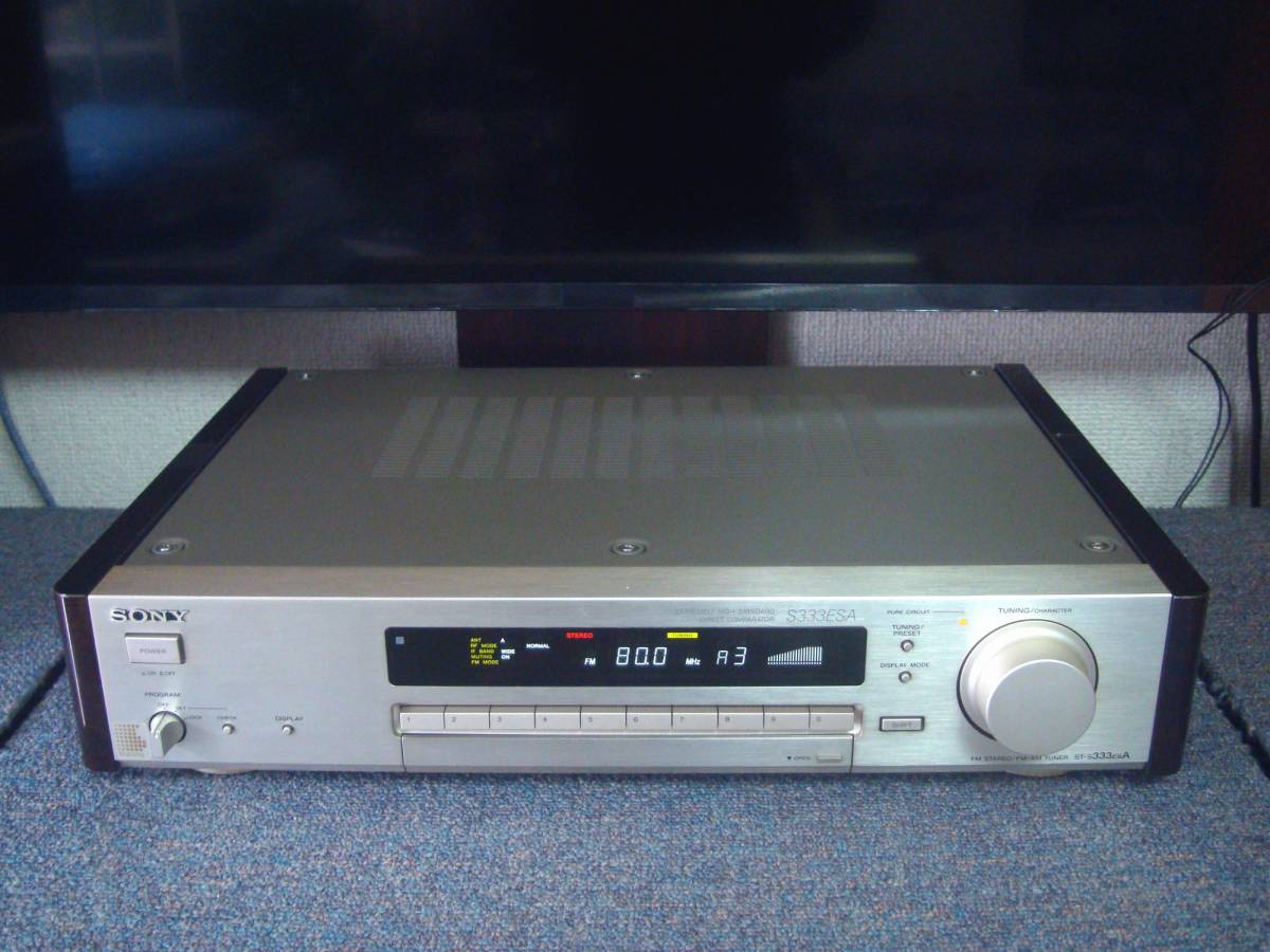 SONY ST-S333ESA FM/AM TUNER メンテナンス、調整済完動品 (中古品