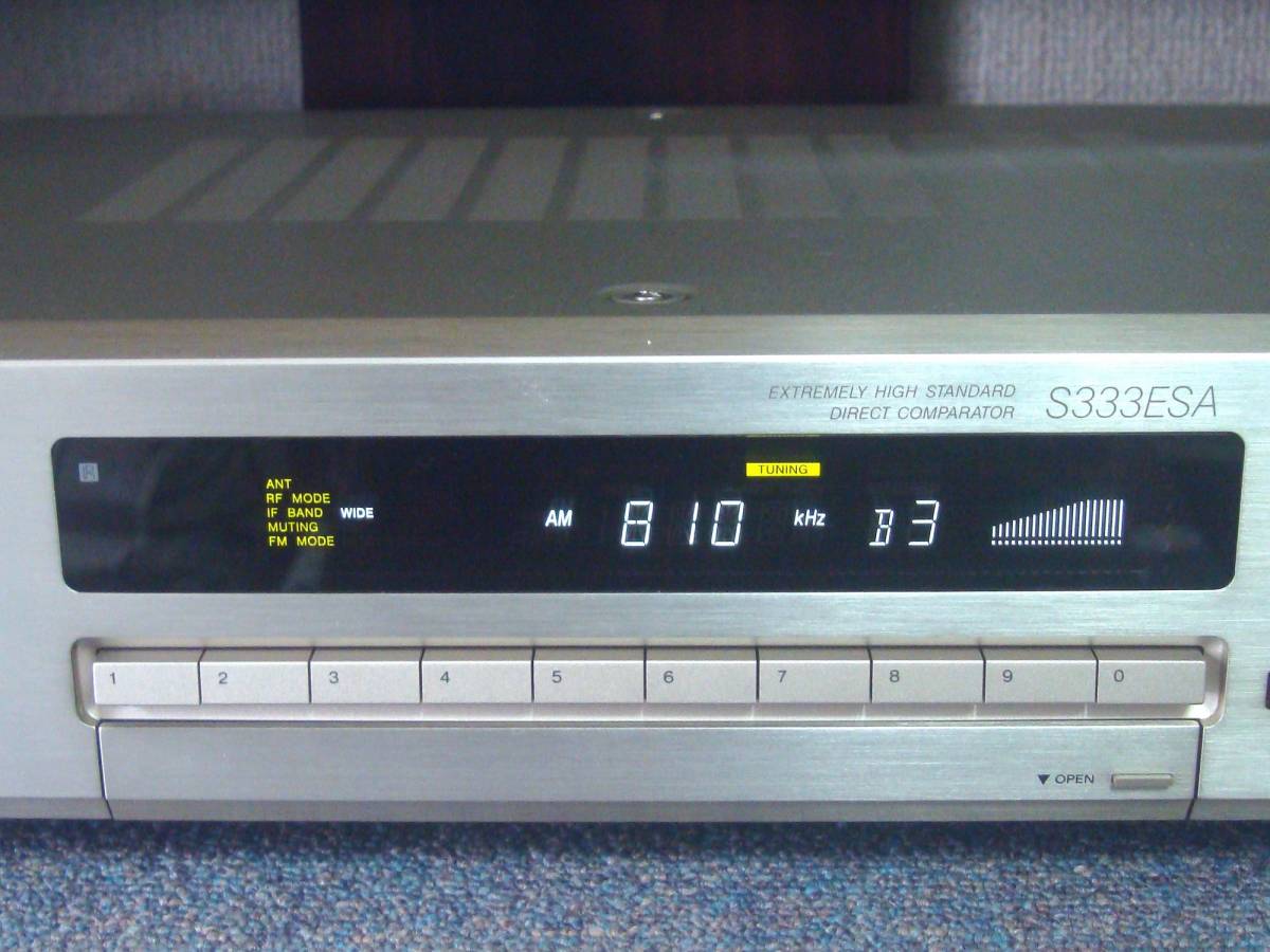 SONY ST-S333ESA FM/AM TUNER メンテナンス、調整済完動品 (中古品