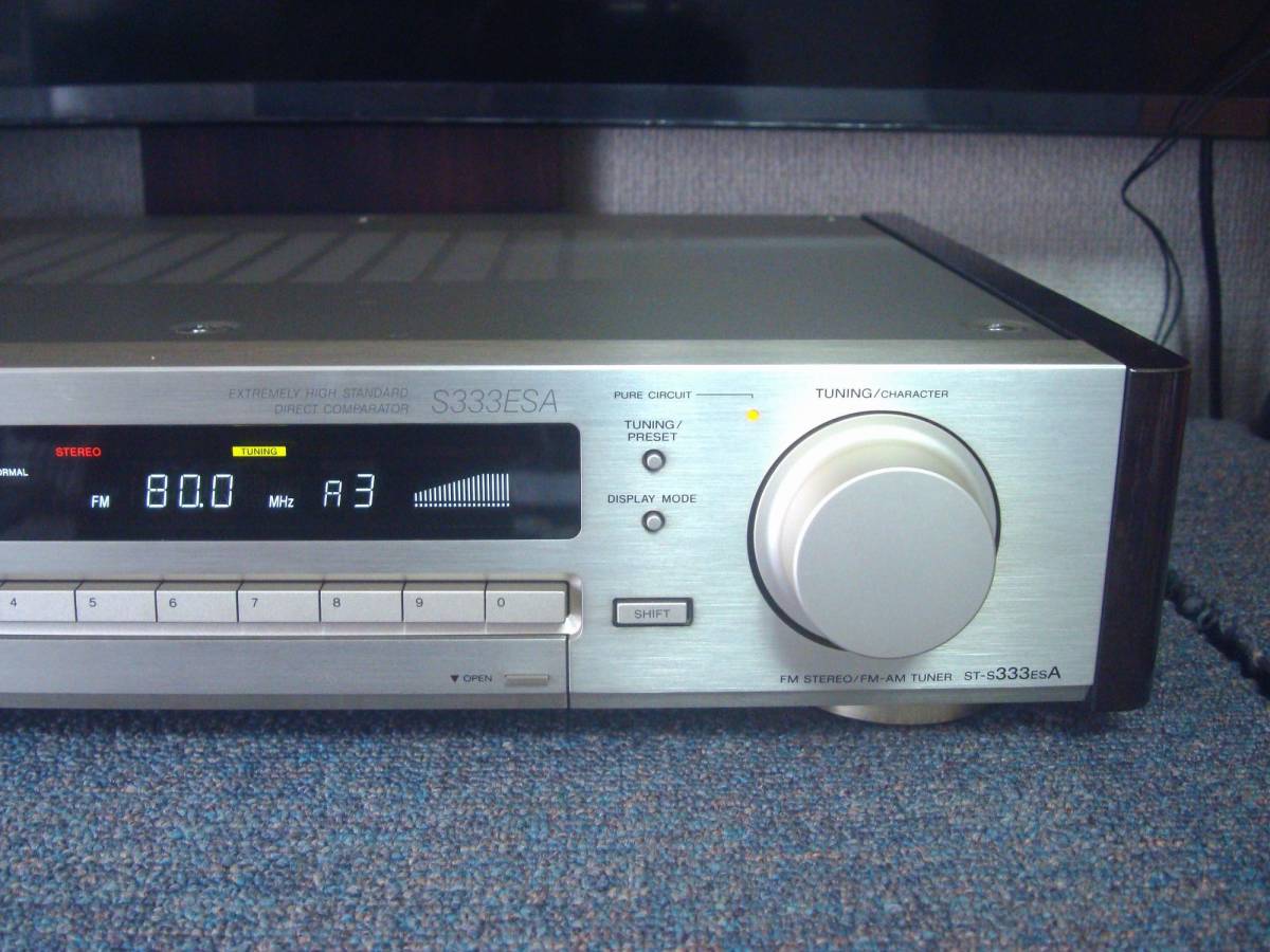 SONY ST-S333ESA FM/AM TUNER メンテナンス、調整済完動品 (中古品