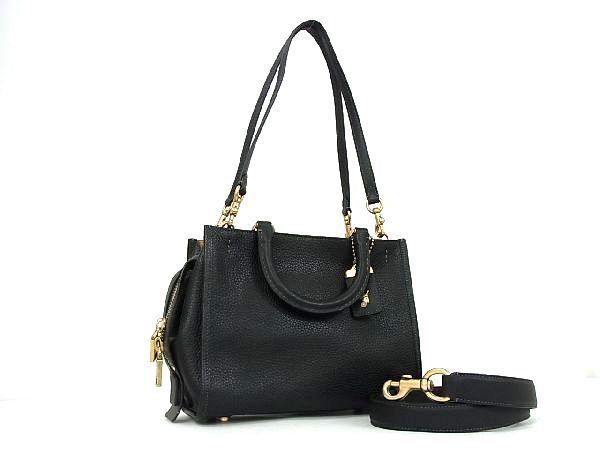 1円 □極美品□ COACH コーチ C3877 ローグ 25 レザー 2WAY  