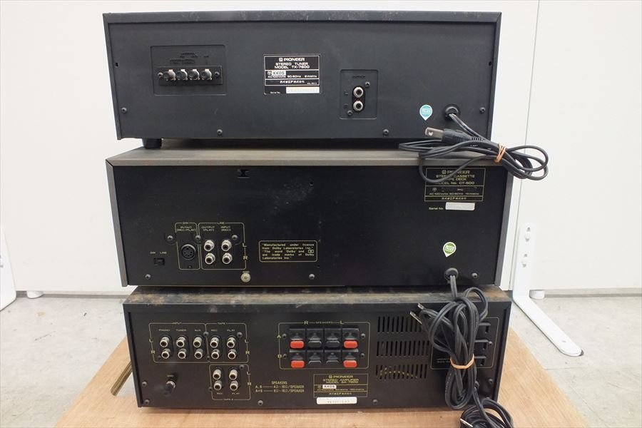 【新作，HOT】 ◆ PIONEER パイオニア TX-7600 SA-7800 CT-500 チューナー 中古 現状品 220909G3402
