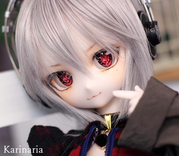 ◇Karinaria◇DDH-27 カスタムヘッド＋アイ2組＋チョーカー セミ 