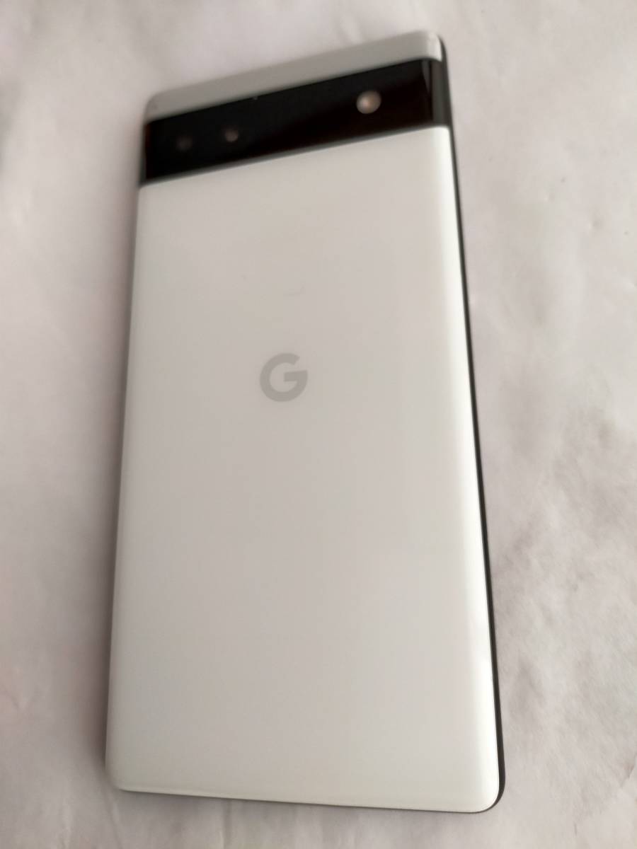 未使用品】Google Pixel 6a 128GB au判定〇 SIMフリー 白 ホワイト 