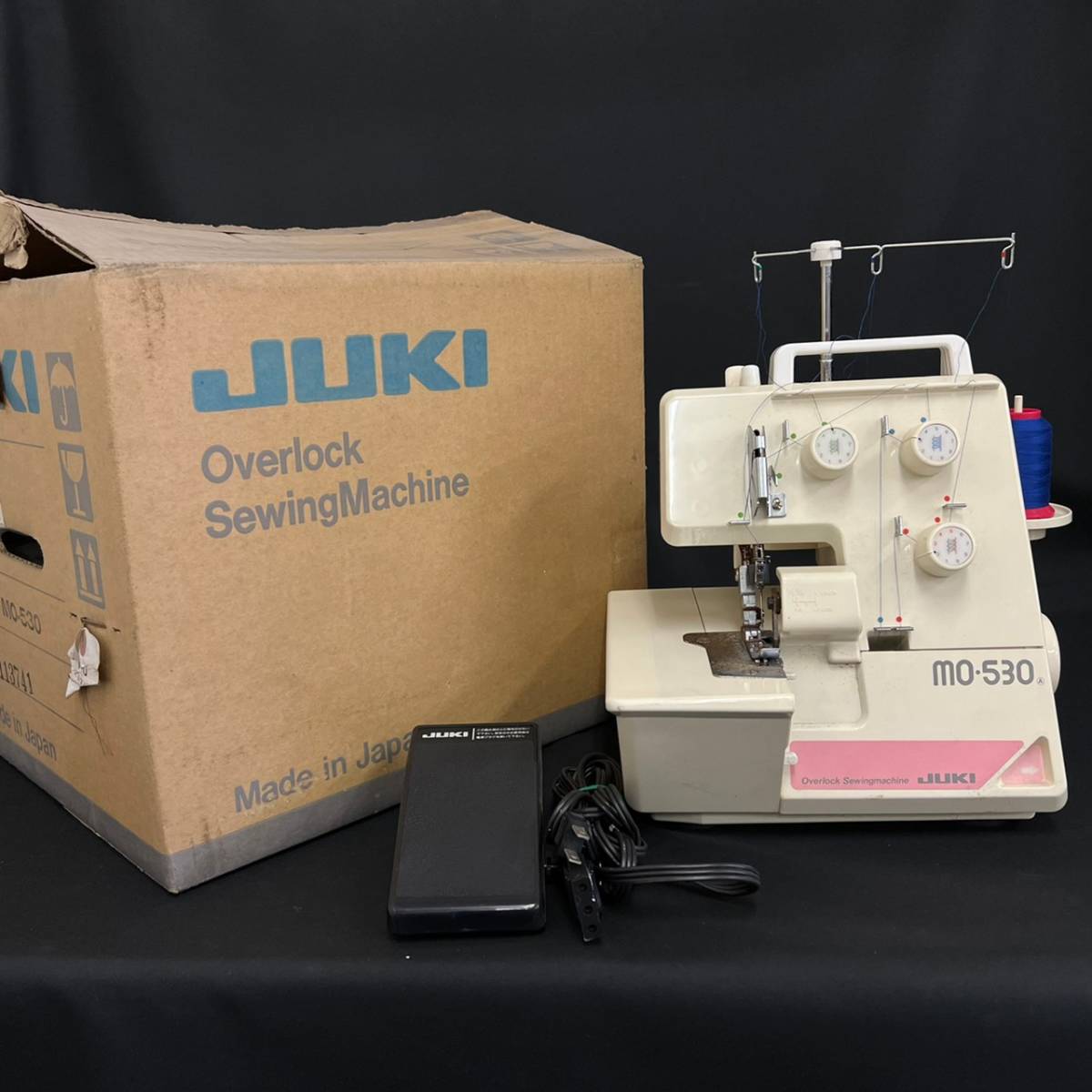 AIg139R 120 箱付き JUKI ジューキ Overlock オーバーロック MO-530 
