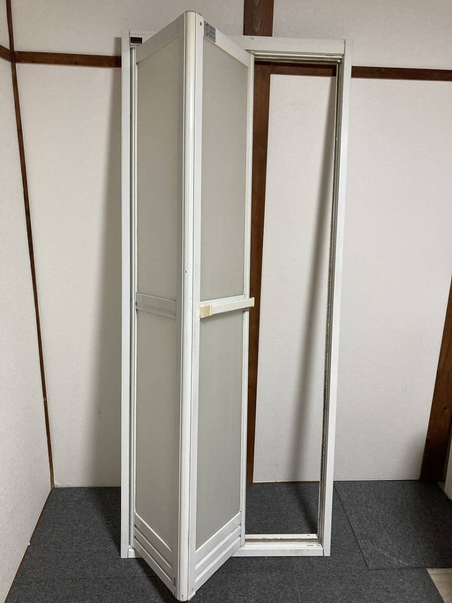 中古】TOTO 浴室ドアとドア枠のセット☆「幅80cm×高さ190cm」☆#浴室中 