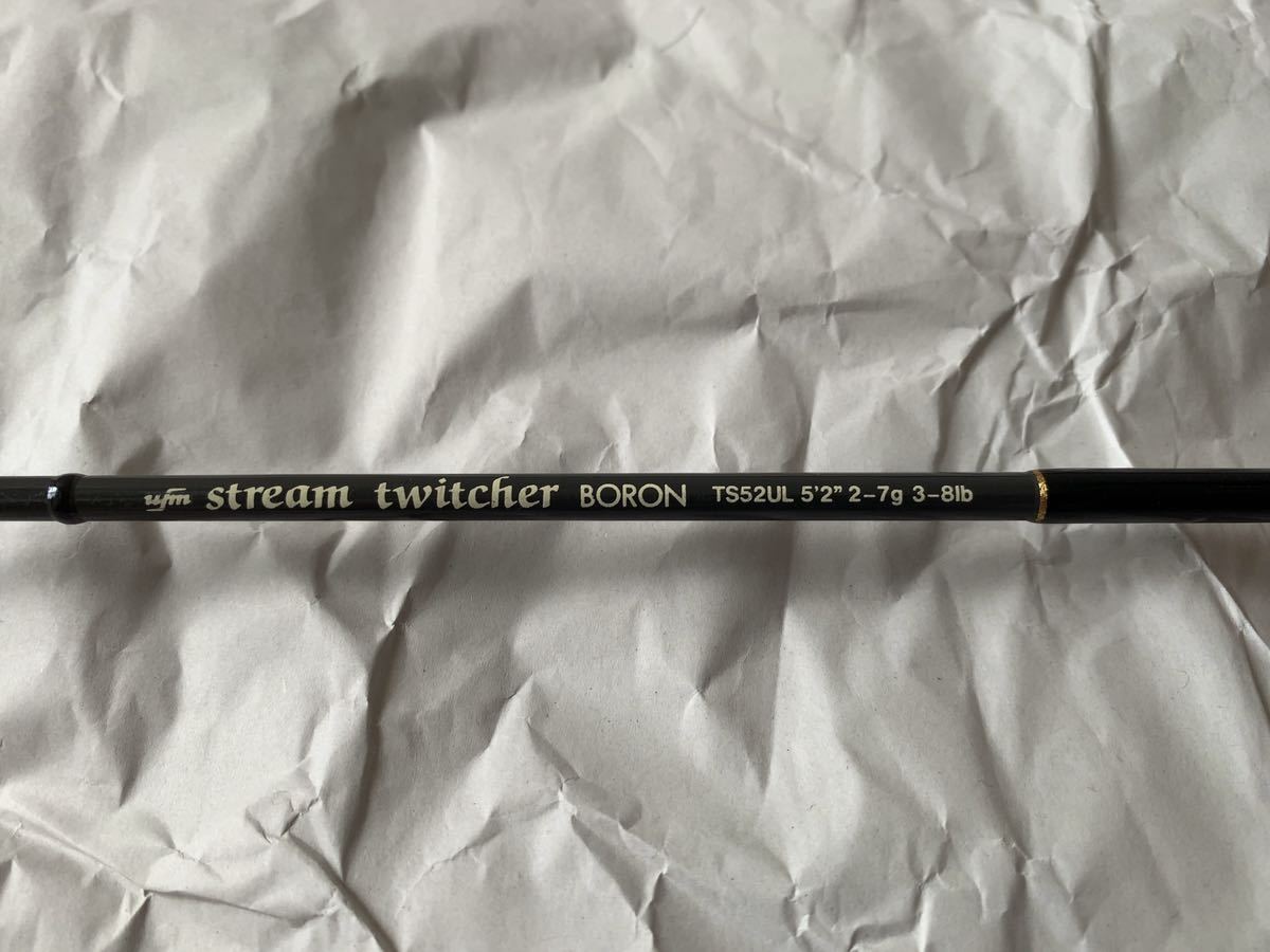 希少・中古品】ufm ウエダ stream twitcher BORON TS52 UL 5