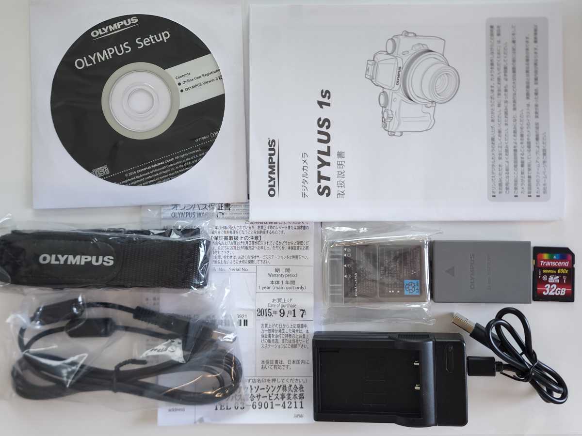 ■【動作確認済み】OLYMPUS オリンパス STYLUS 1s コンパクトデジタルカメラ ブラック 現状品 ■ STYLUS OLYMPUS オリンパス | 行董動作確認済 Olympus