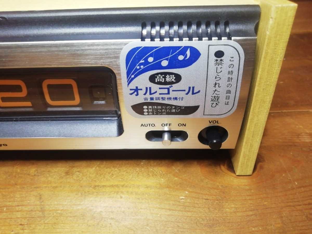 【整備済み・動作正常】美品SANKYO オルゴール付ドラムクロック DT-801 整備済み・動作正常】美品SANKYO オルゴール付ドラムクロック DT-801