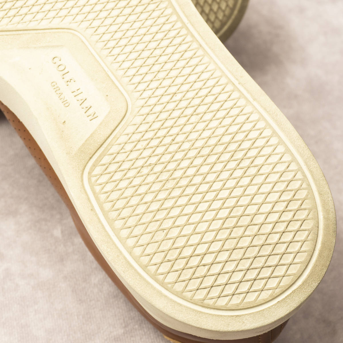 定価29，700円 COLEHAAN レザースニーカー US9(26.5cm相当) ブラウン 