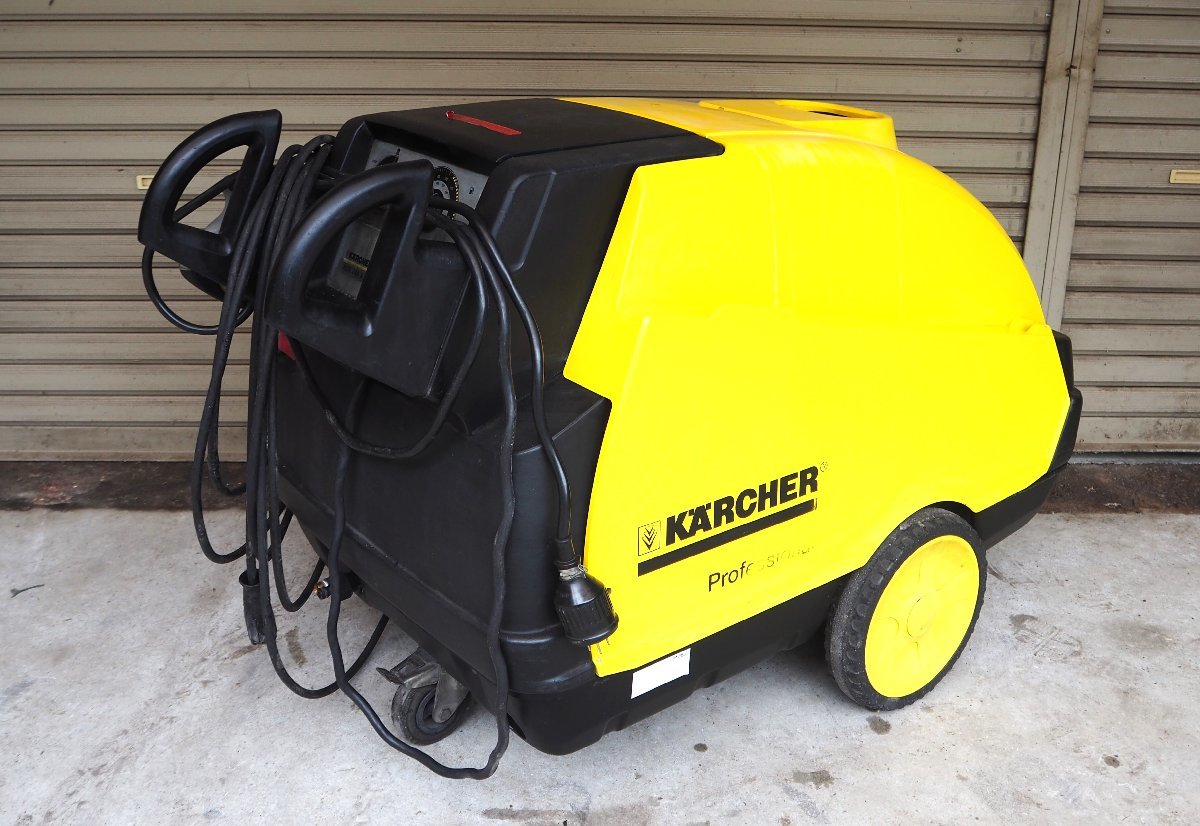 ケルヒャー 業務用 高温高圧洗浄機 50Hz 12年製? HDS 590 A 栃木 KARCHER Professional プロフェッショナル 温水 スチーム 三相 200V 中古 ケルヒャー 業務用 高温高圧洗浄機 50Hz 12年製? HDS 590 A 栃木