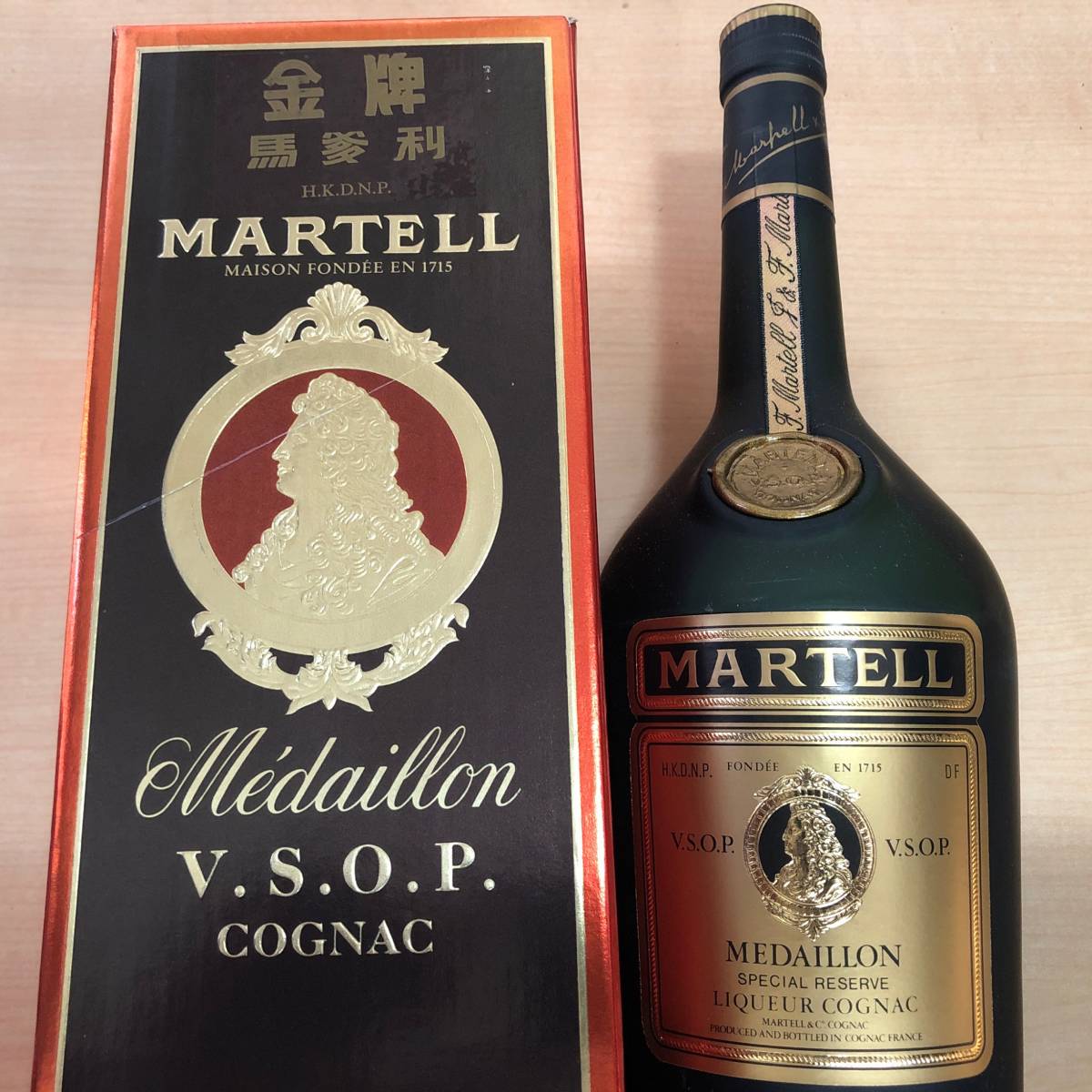 □古酒 未開栓 マーテル メダリオン VSOP 1000ml 箱付き 計1点□ VSOP