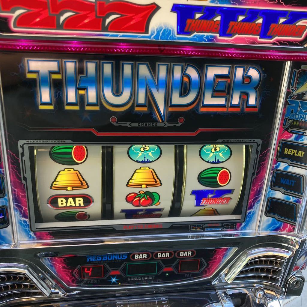 パチスロ 5号機 サンダーVリボルト 不要機 ボリューム付き 【公式通販】
