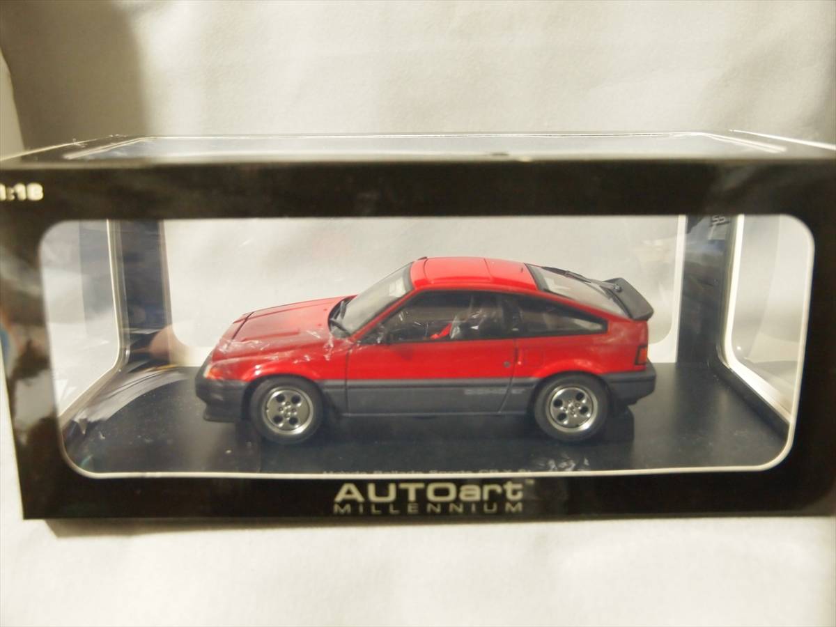 1/18 ホンダ バラード スポーツ CR-X Si Red Autoart 73262 *同梱を