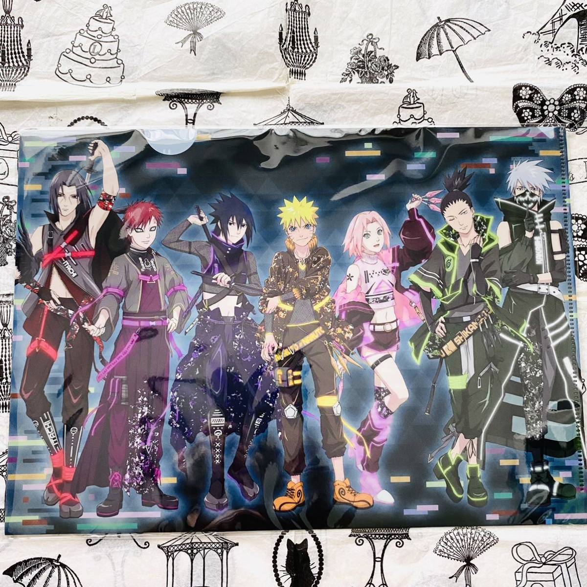 MBC NARUTO 我愛羅 カカシ イタチ　4枚セット　psa10 NARUTO☆BORUTO/メディコス/クリアファイルセット/イタチ/我愛羅
