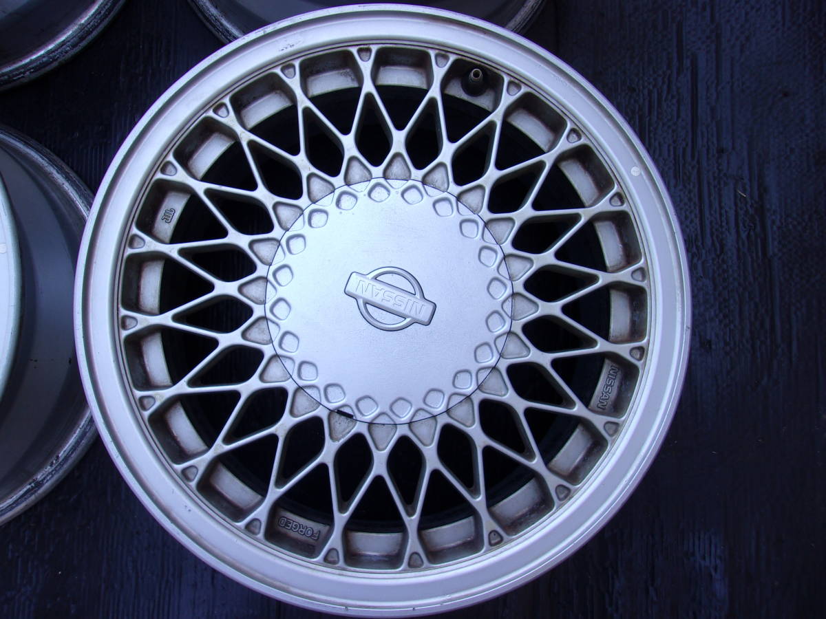 ☆売切り☆希少☆鍛造☆日産 CG14 Y32 セドリック 純正 PCD114.3 6.5J  