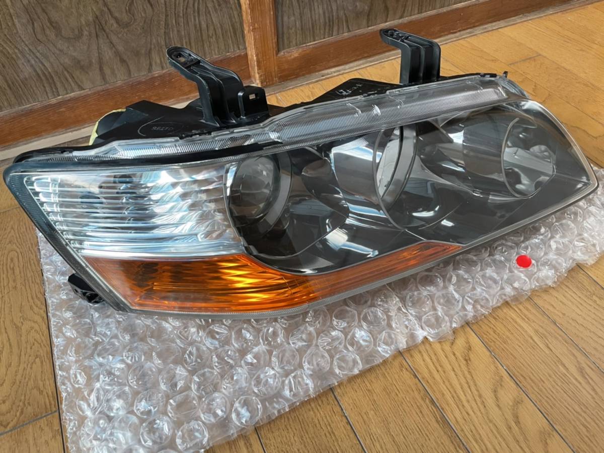 新作入荷，新品 ランエボ 9 MR 純正 ヘッドライト ヘッドランプ ブラックメッキ HID 三菱 ランサーエボリューション CT9A CT9W Evo OEM RH Black Chrome(ヘッドライト)｜売買されたオークション情報、yahooの商品情報を 三菱用