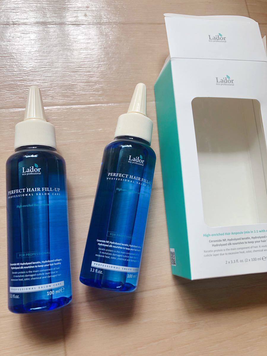100ml*2本】ラドールパーフェクトヘアケアヘアアンプル高濃縮タンパク質 PERFECT HAIR FILL-UP