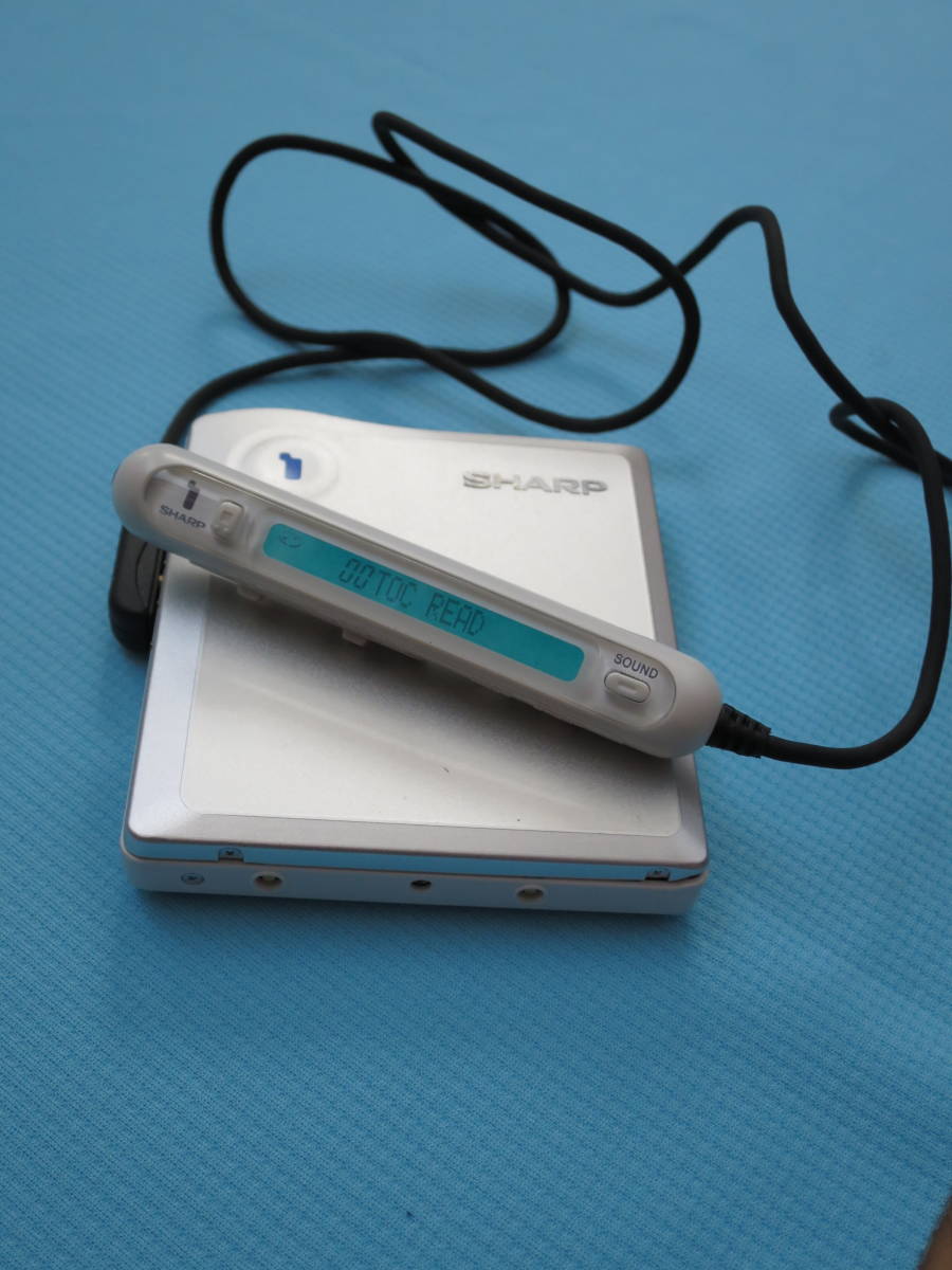 SHARP 1ビット ポータブルMDプレーヤー MD-DS33-S