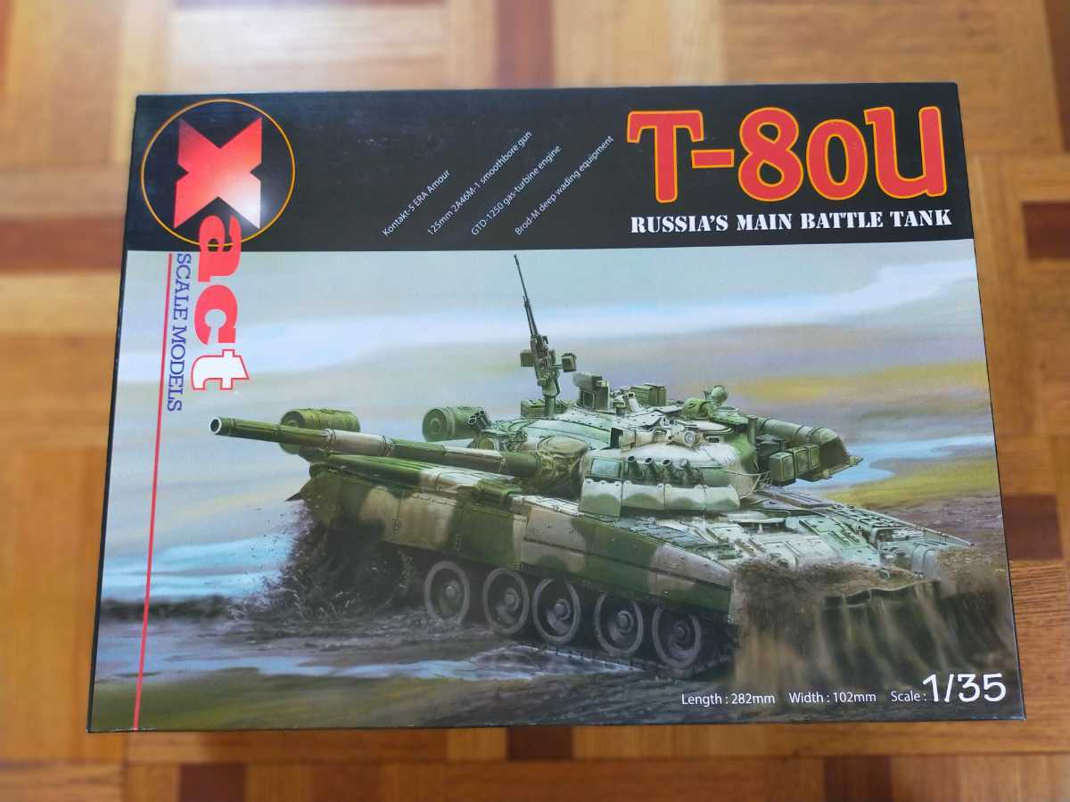 イグザクト 1/35 ロシア戦車 T-80U メタルキャタピラ付き 限定品 T-80U 1⁄