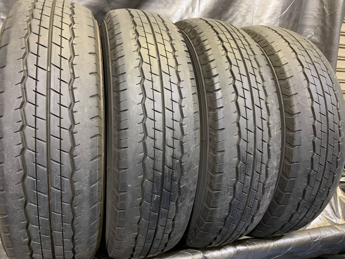 バリ溝 195/80-15 195/80R15 107/105L 4本セット 中古タイヤ 