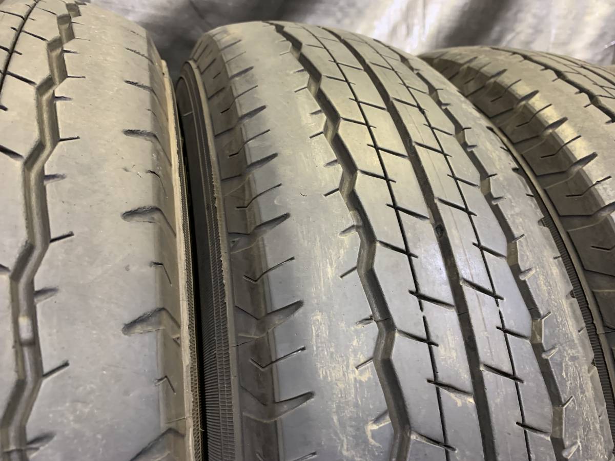 バリ溝 195/80-15 195/80R15 107/105L 4本セット 中古タイヤ 